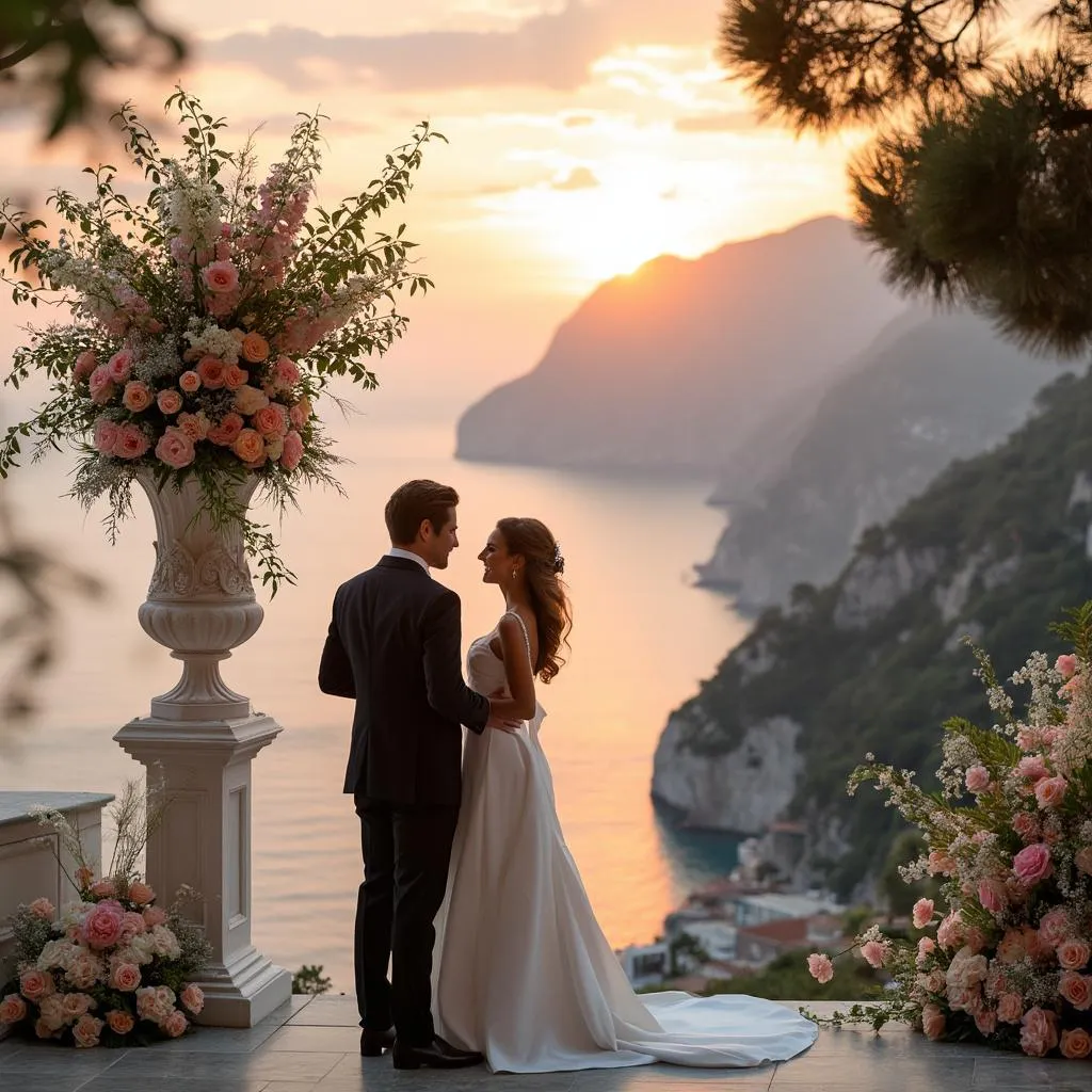 Matrimonio sulla costa amalfitana